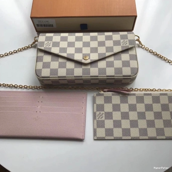 Felicie Damier N63106 Vuitton Bag Pochette Louis 0825